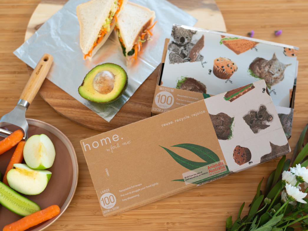 Sustainable and convenient: how 'home. by Foil Me' is changing the food prep game, one sandwich at a time